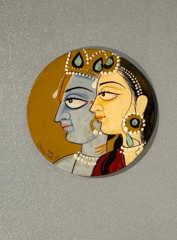 Basohli Magnet: Divine Pair