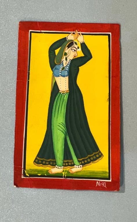 Basohli Bookmark: The Dancer's Grace